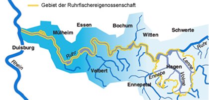 Gebiet der Ruhrfischereigenossenschaft